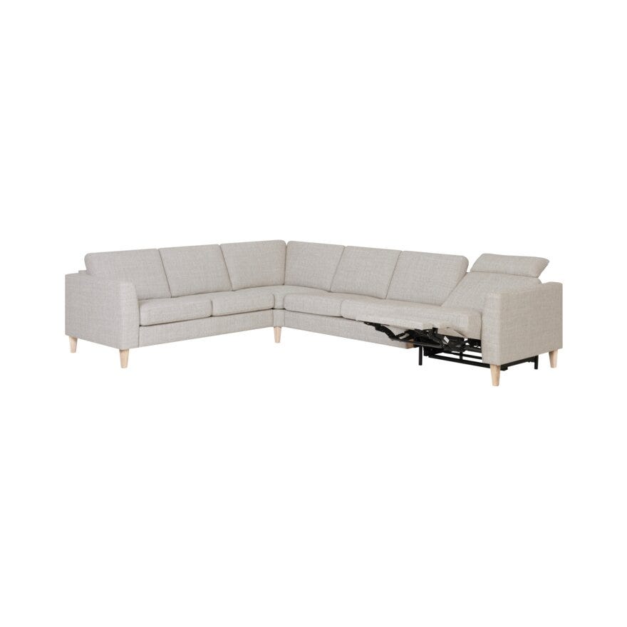 Hjørnesofa med sale recliner